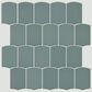 Shaw Embrace Mist 10" x 10.75" Glass Mosaic Sheet, , large