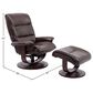 Simeon Collection Knight Manual Reclining Swivel Chair and Ottoman in Robust, , large