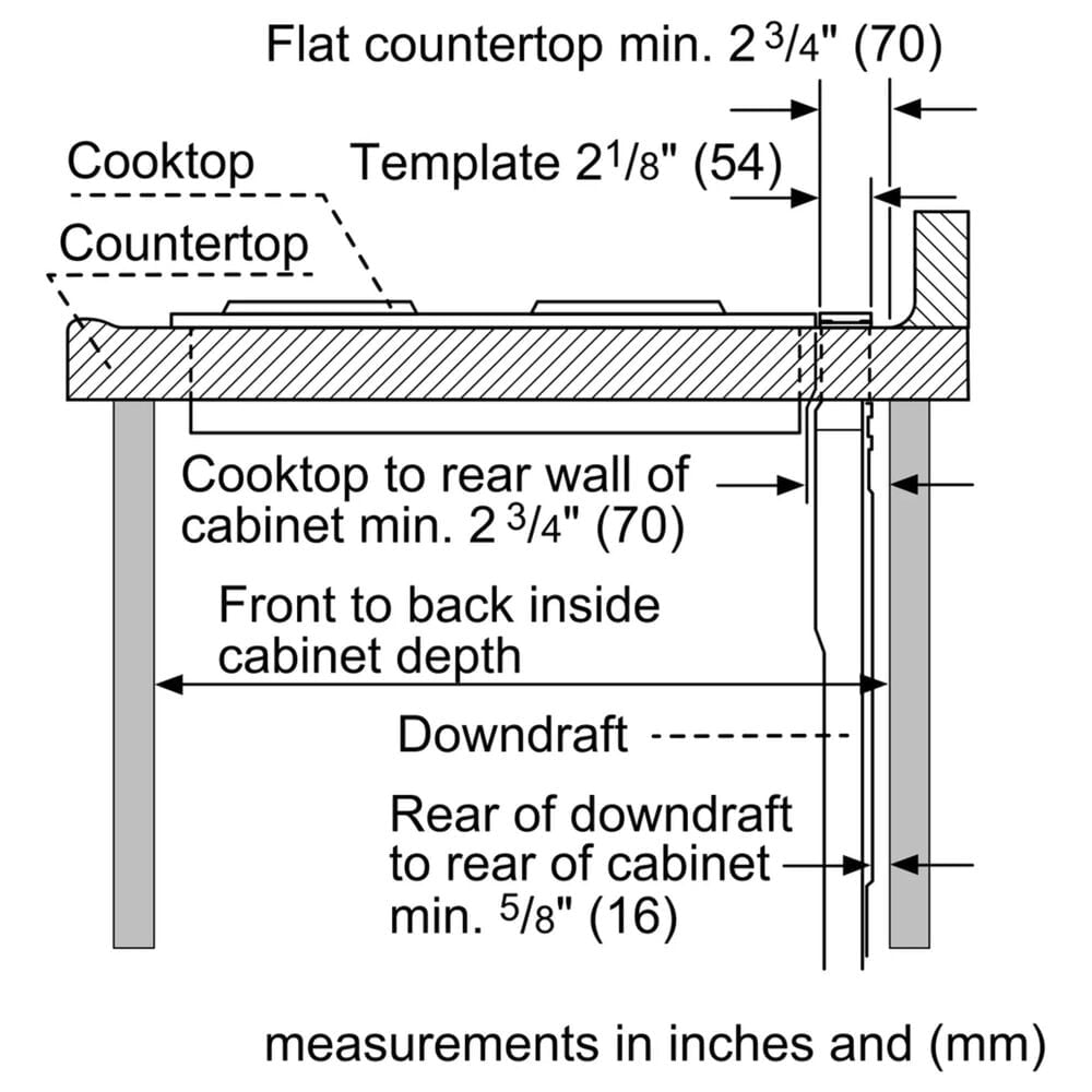 Bosch 800 Series 36&quot; Downdraft Ventilation in Stainless Steel, , large