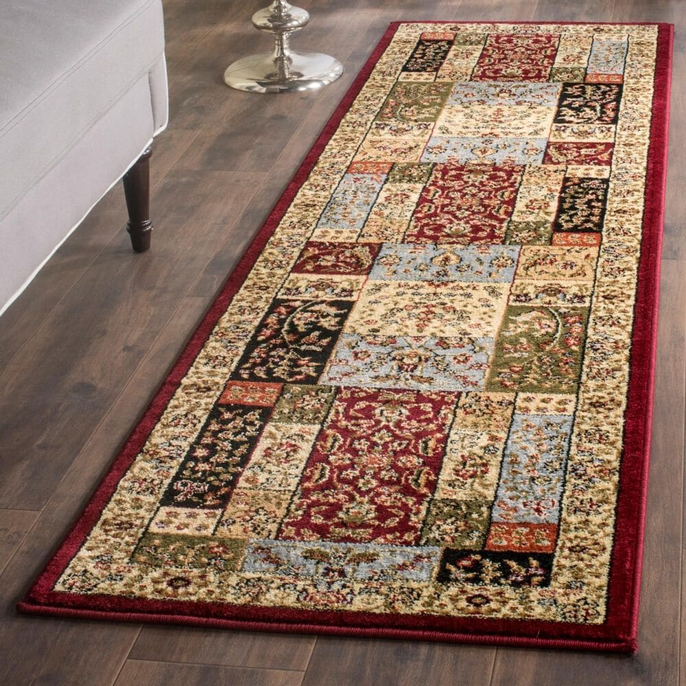 Safavieh Lyndhurst  2&#39;3&quot; x 12&#39; Multicolor and Ivory Runner, , large
