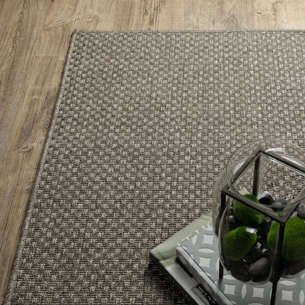 Oriental Weavers Caicos CA01N 3&#39;3&quot; x 5&#39; Grey Area Rug, , large