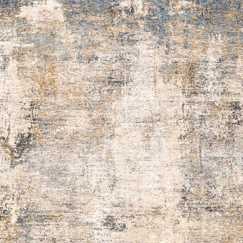 Surya Cardiff CDF-2304 Medium Gray, Light Blue, Mustard and Dark Blue 10&#39; x 13&#39;11&quot; Area Rug, , large