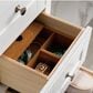 James Martin Vanities Palisades 36" Single Bathroom Vanity in Bright White with 3 cm White Zeus Quartz Top and Rectangular Sink, , large