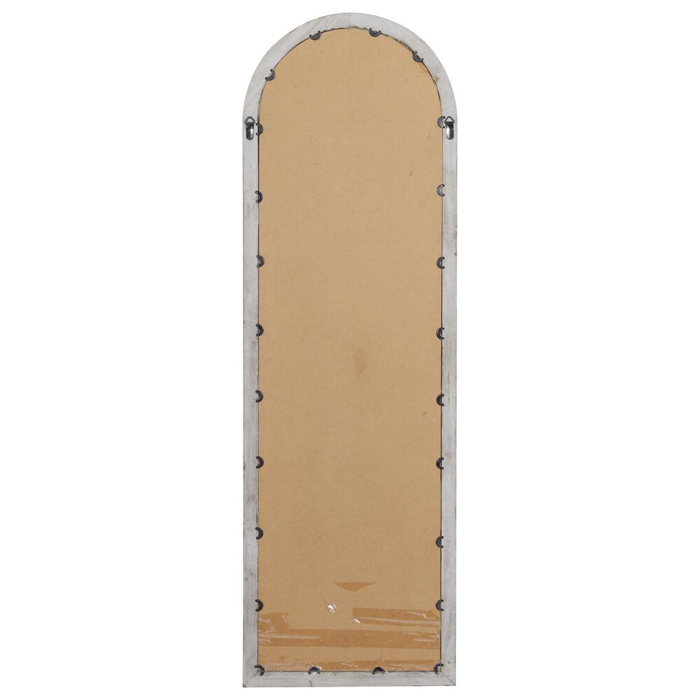 Maple and Jade Arch Wall Mirror in Brown, , large