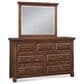 Napa Furniture Design Hill Crest 7-Drawer Dresser in Dark Chestnut, , large