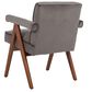 Safavieh Suri Arm Chair in Dark Grey Velvet, , large
