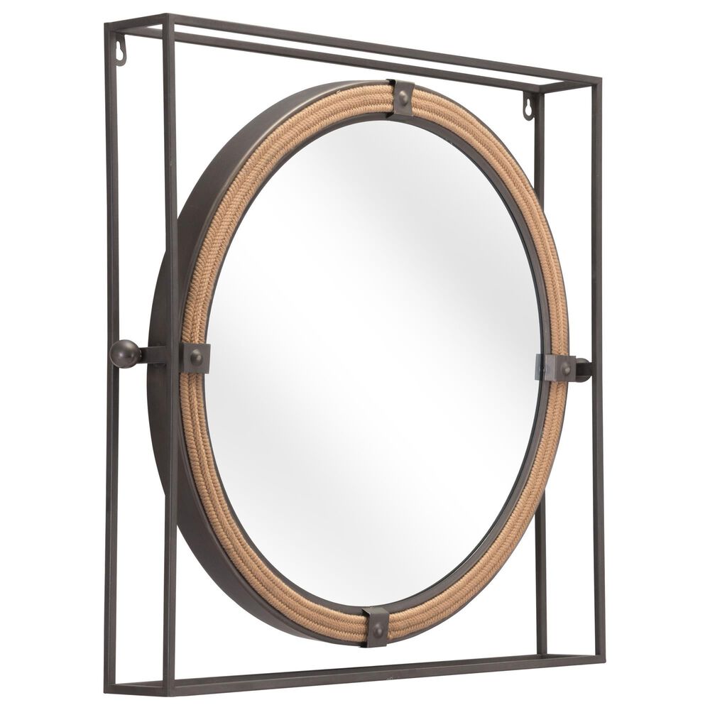Zuo Modern Capell Mirror in Gray, , large