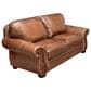 USA Premium Leather Leather Loveseat in Almond, , large