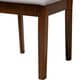Baxton Studio Genesis Side Chair with Grey Cushion in Walnut Brown (Set of 2), , large
