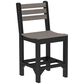 Amish Orchard Island Counter Side Chair in Coastal Gray and Black, , large