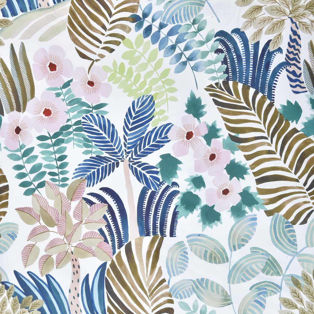 J. Queen New York Rainforest 26&quot; Square Euro Pillow Sham in Teal, , large