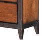Legacy Classic Fenmore 3-Drawer Nightstand in Dark Mocha and Distressed Cherry with AC Outlets and USB Ports, , large