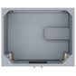 37B Lucerne 24" Single Bathroom Vanity Cabinet in Soft Blue with Marble Top and Backsplash, , large
