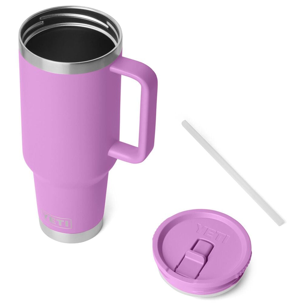 YETI Rambler 40 Oz Travel Straw Mug with Color-Matched Straw Lid in Desert Bloom, , large
