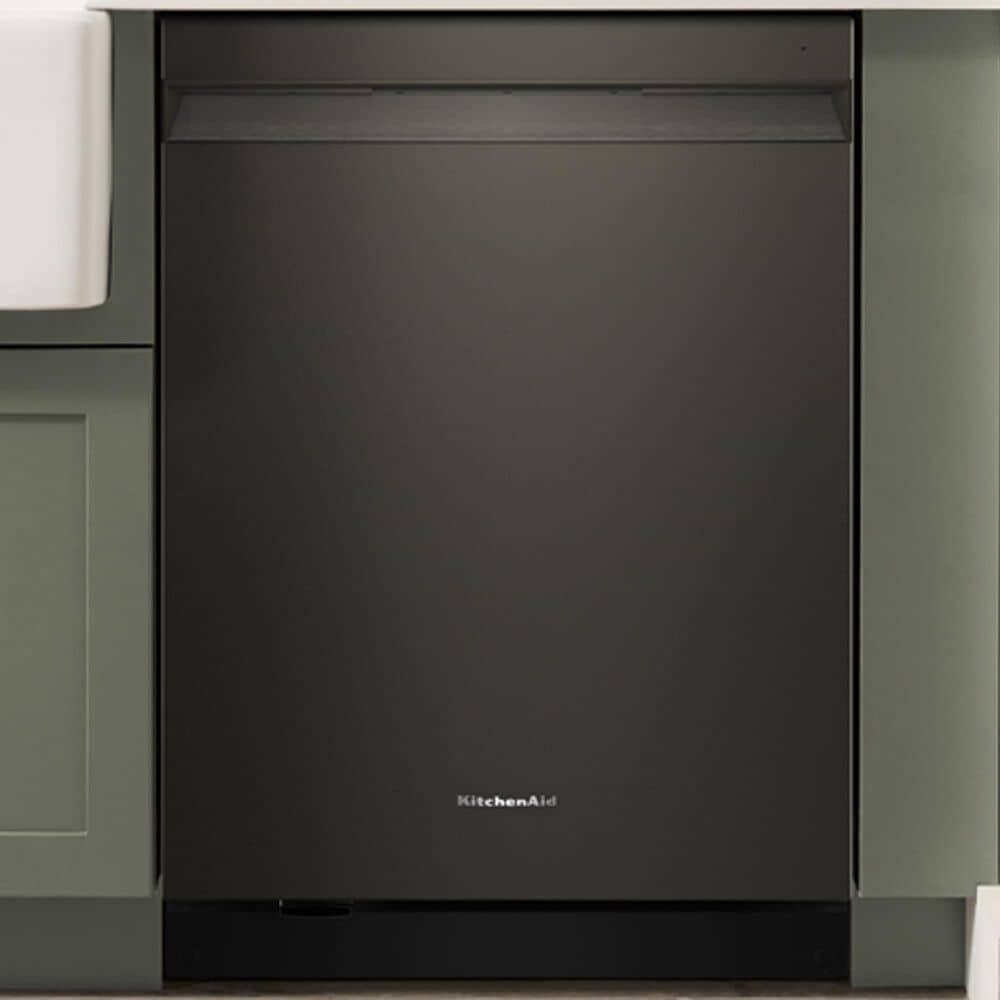 KitchenAid 24&quot; Max Jets Third Rack Dishwasher with Advanced ProDry System and Pocket Handle in Black Ore, , large