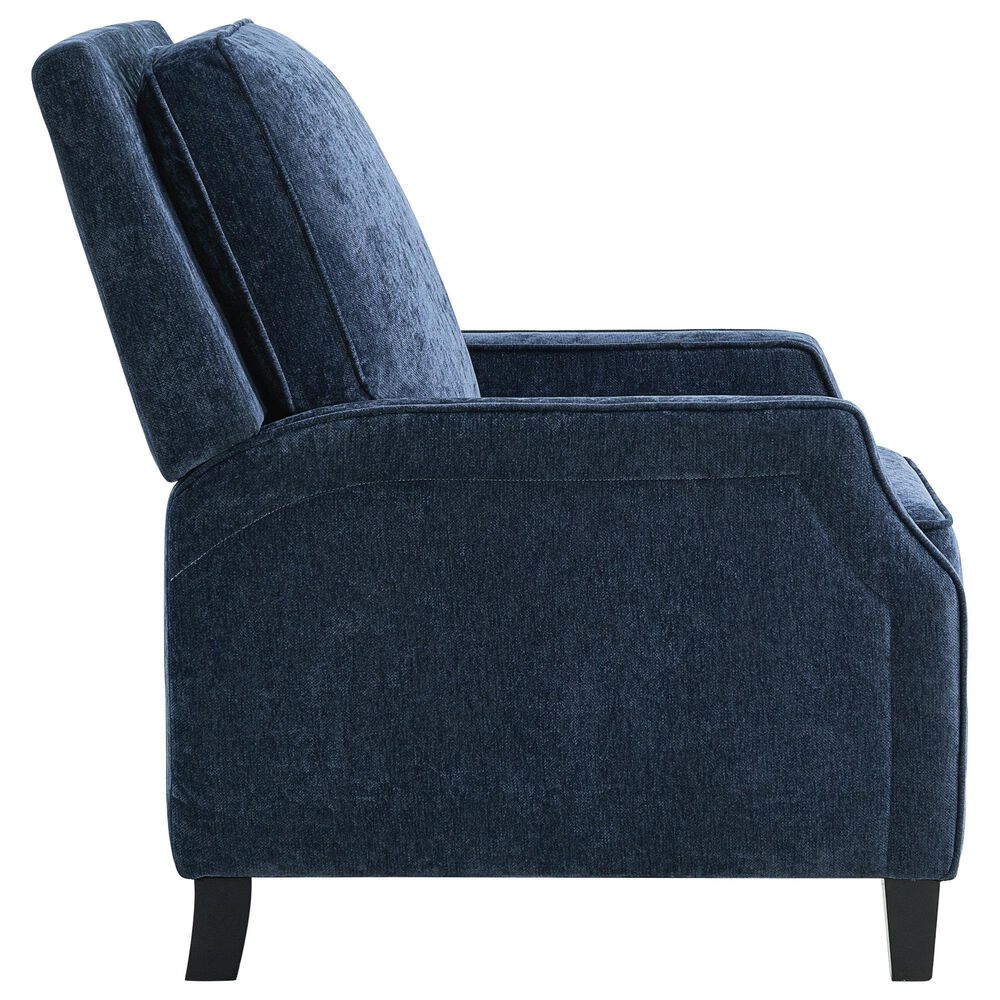 Lifestyle Solutions Shiloh Push Back Recliner in Navy Blue, , large