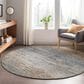 Dalyn Rug Company Trevi TV1 8" Round Pewter Area Rug, , large