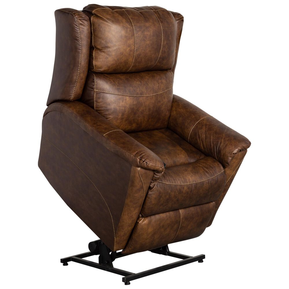 Southern Motion Leather Power Lift Recliner with Power Headrest in
