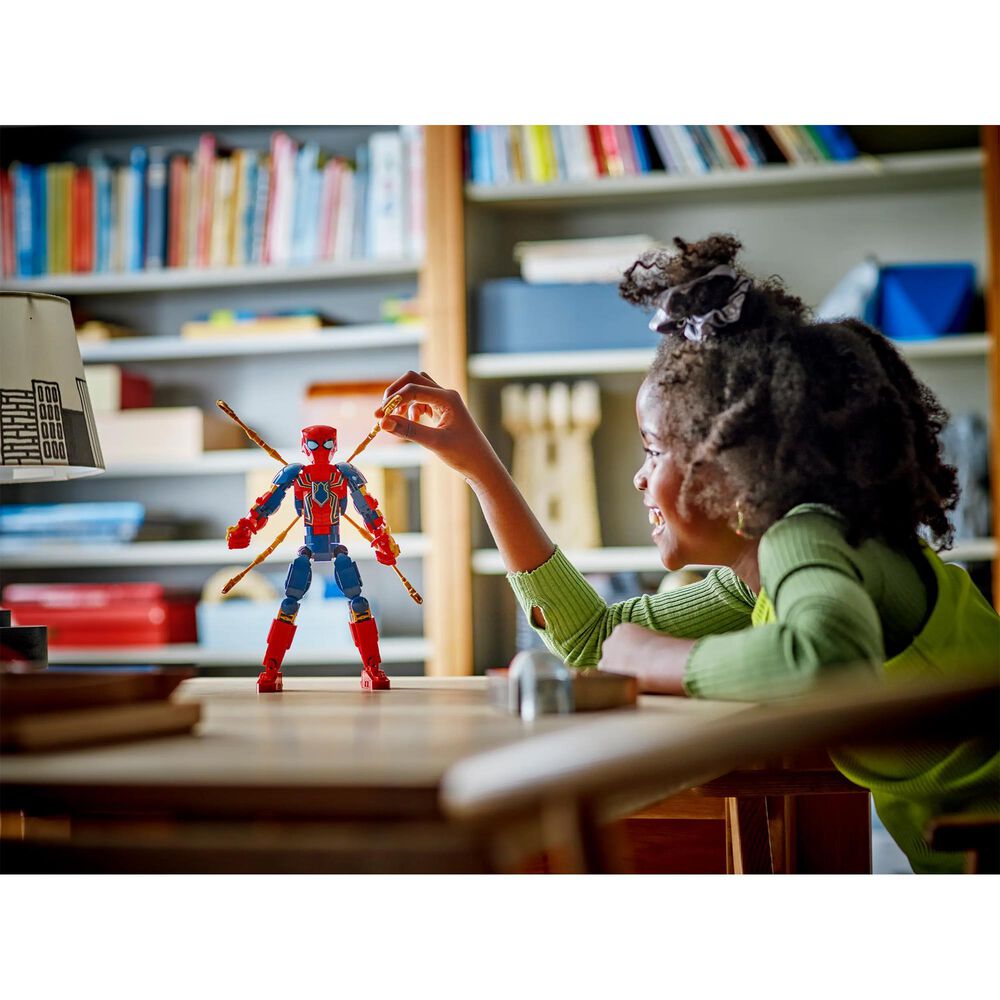 LEGO Marvel Iron Spider-Man Construction Figure, , large