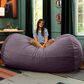 Jaxx Grand Lounger 7" Bean Bag Sofa in Purple, , large