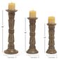 Maple and Jade 18" Candle Holder in Light Brown (Set of 3), , large