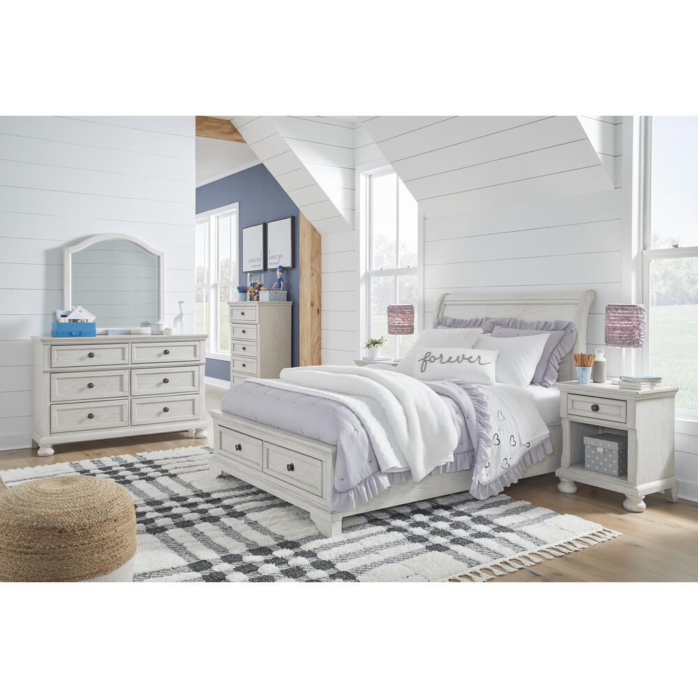 Ashley Robbinsdale 6 Drawer Dresser in Antique White, , large