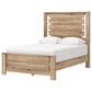 Ashley Brozmont Full Panel Platform Bed in Tan, , large