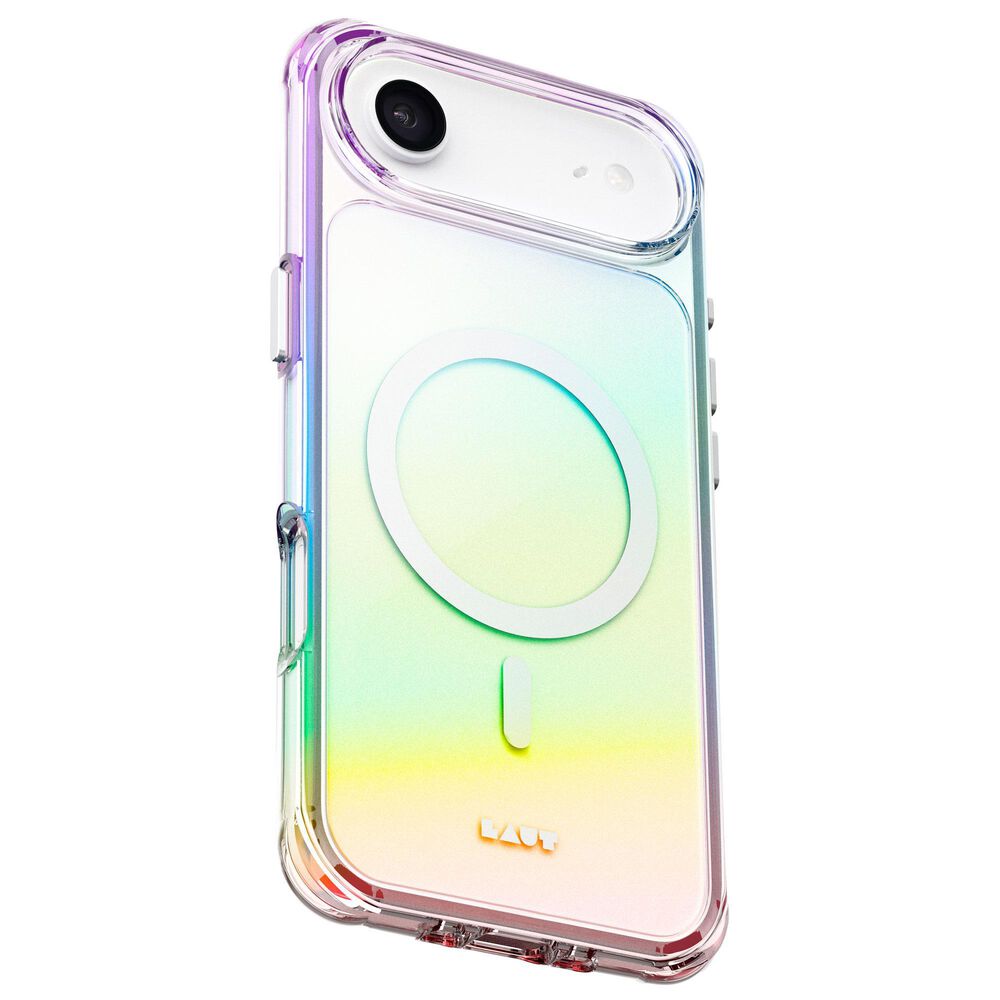 LAUT Aero Holo Case with MagSafe for iPhone Air in Pearl, , large