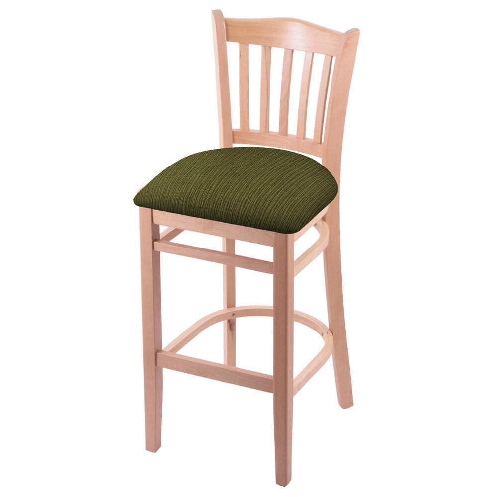 Holland Bar Stool 3120 30" Bar Stool with Natural Finish and Graph Parrot Seat, , large