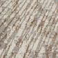 Nourison Metallic 5"3" x 7"3" Grey Mocha and Gold Area Rug, , large