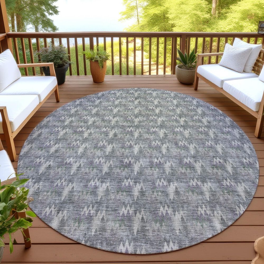 Dalyn Rug Company Soft Essentials Pewter 8' Round Area Rug, , large