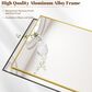 HOMLUX 20" x 28" Wall Mount Rectangular Decorative Mirror in Black, , large