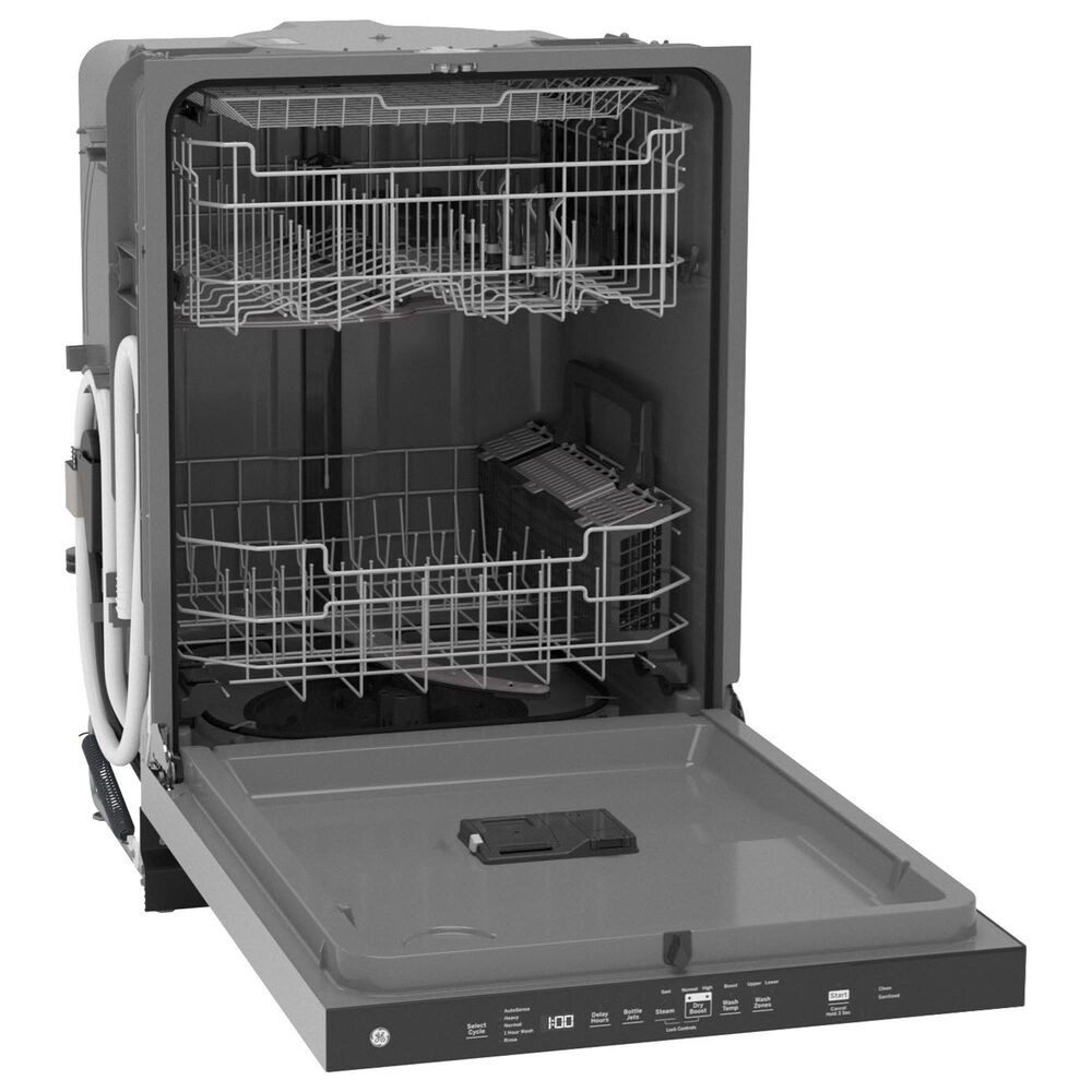 GE Appliances 24&quot; Built-In Pocket Handle Dishwasher with 3-Rack in Fingerprint Resistant Stainless Steel, , large