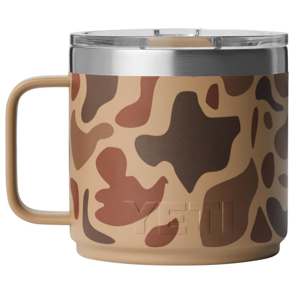 YETI Rambler 14 Oz DuraSip Ceramic Lining Mug 2.0 with MagSlider Lid in Wetlands Camo, , large