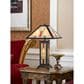 Cal Lighting Tiffany Table Lamp with 7W Night Light in Bronze, , large