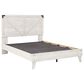 Ashley Shawburn Queen Panel Platform Bed in White/Dark Charcoal, , large