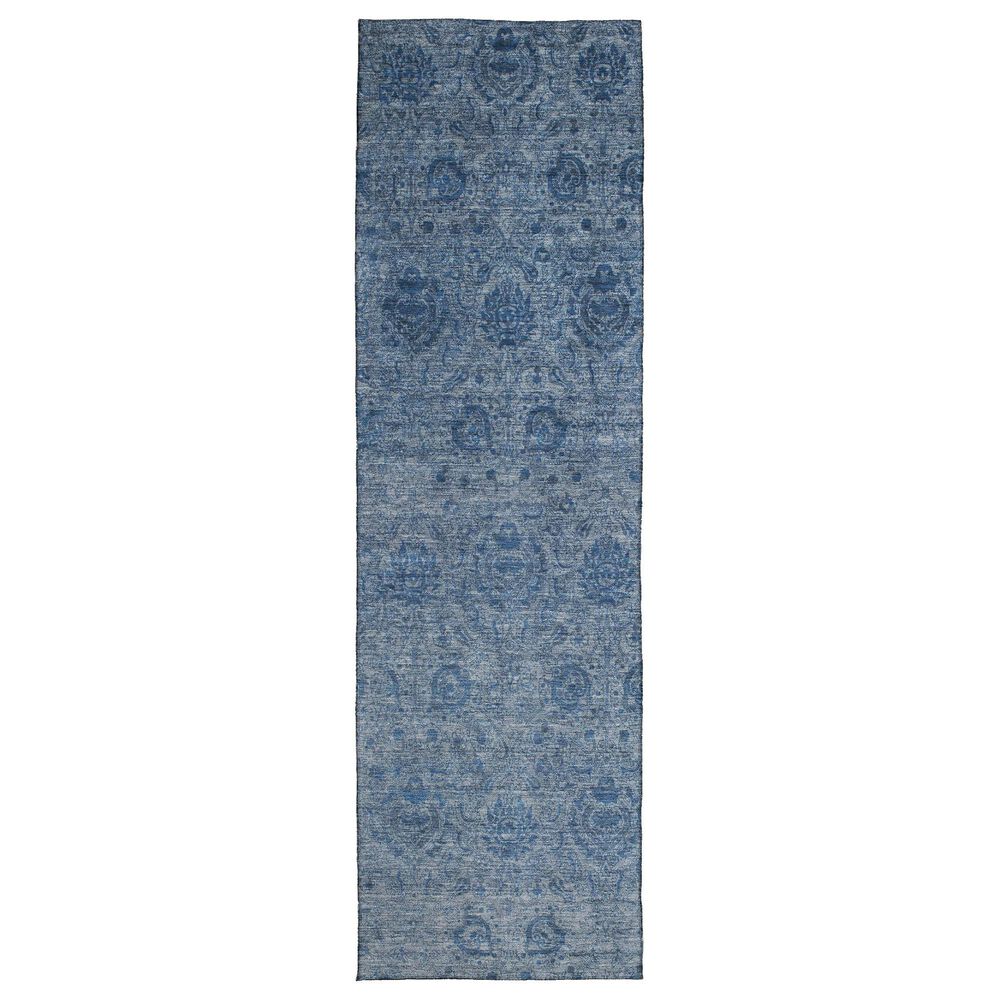 Dalyn Rug Company Burano BU8 2"3" x 7"6" Blue Indoor/Outdoor Runner, , large
