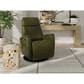 Fjords Crown Large Power Swivel Recliner in Martini Olive, , large