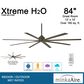 Minka-Aire Xtreme H2O 84" Indoor/Outdoor Ceiling Fan in Oil Rubbed Bronze, , large