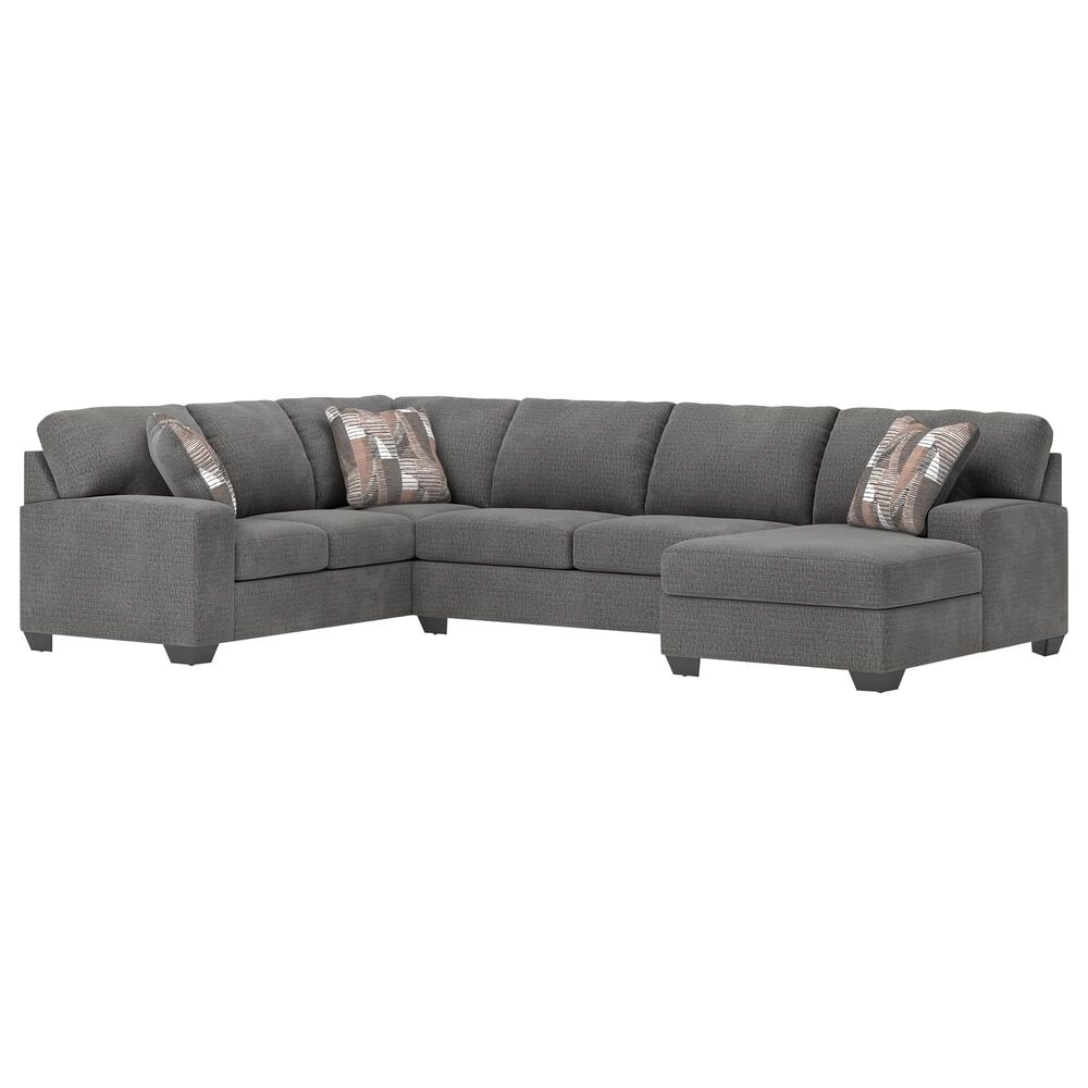 ASHLEY Seyler Lane 3-Piece Right Facing Sectional with Left-Arm Chaise in Greystone, , large