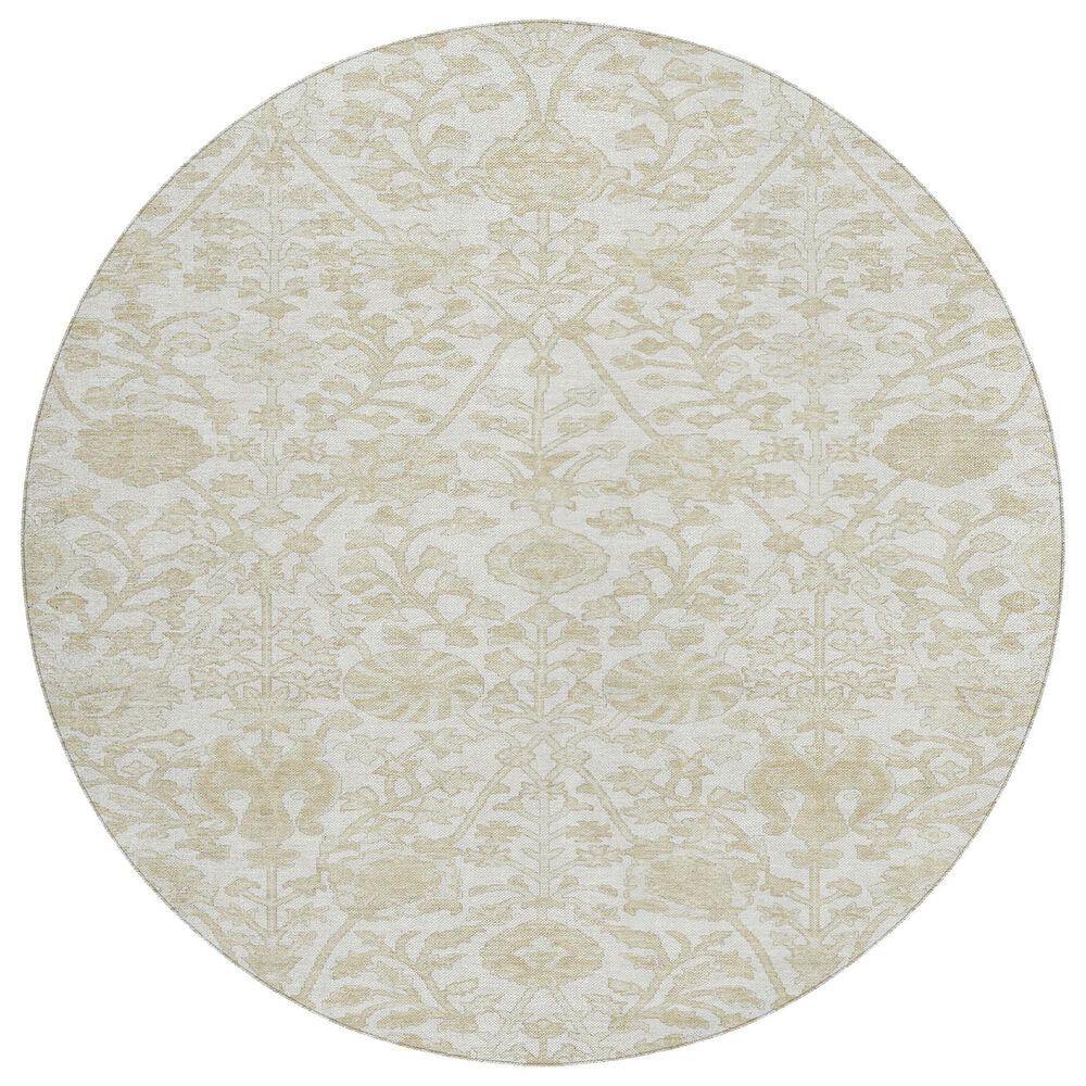 Dalyn Rug Company Solace SL8 8" Round Ivory Area Rug, , large