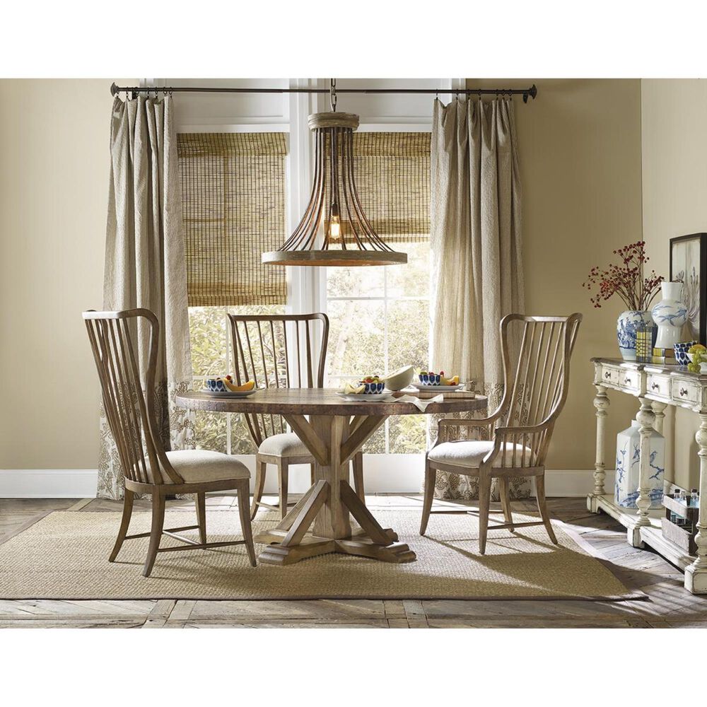 Hooker Furniture Sanctuary Tall Spindle Arm Chair, , large