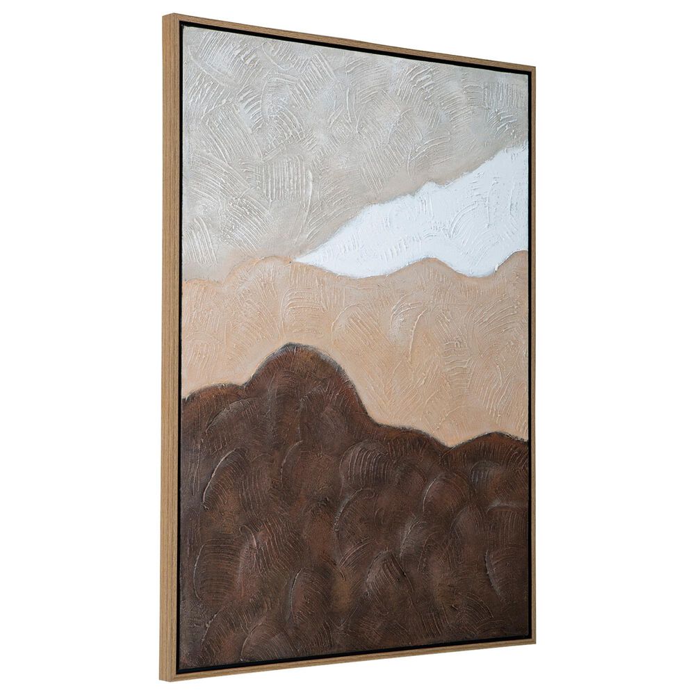 Ashley Fanthorne 36" x 48" Wall Art in Tan, Brown and White, , large