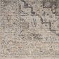 Nourison Lynx LNX04 12" x 15"9" Ivory and Taupe Area Rug, , large