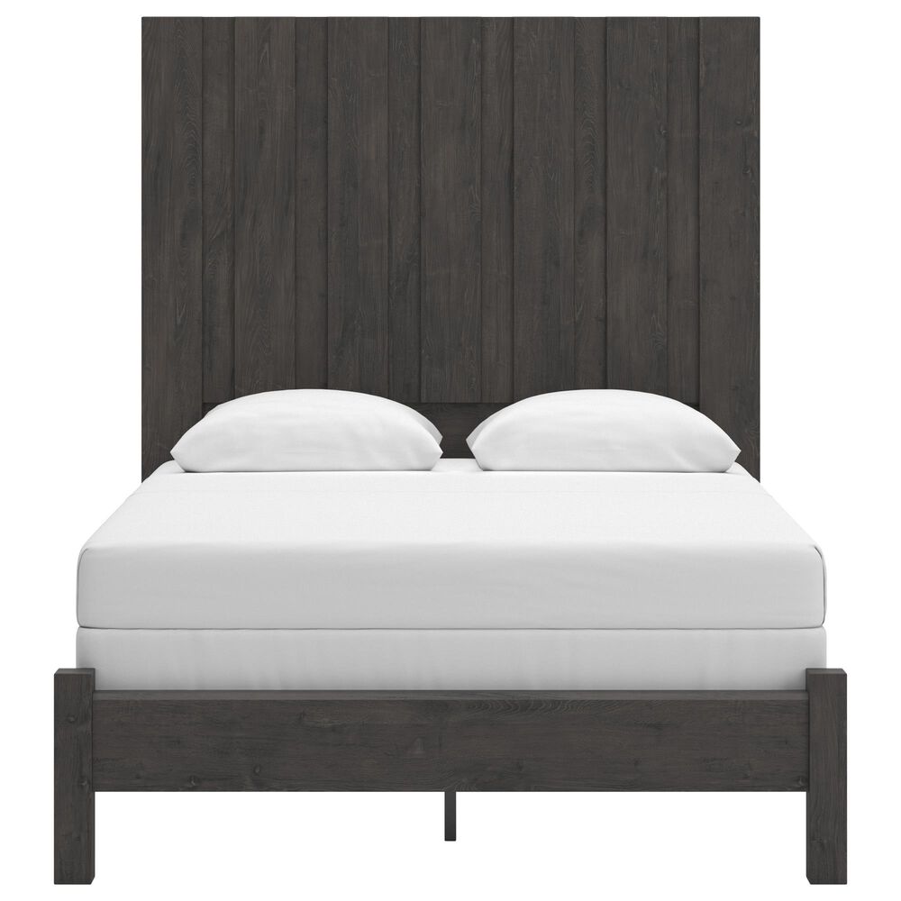 Ashley Fraluna Queen Panel Bed  in Charcoal, , large