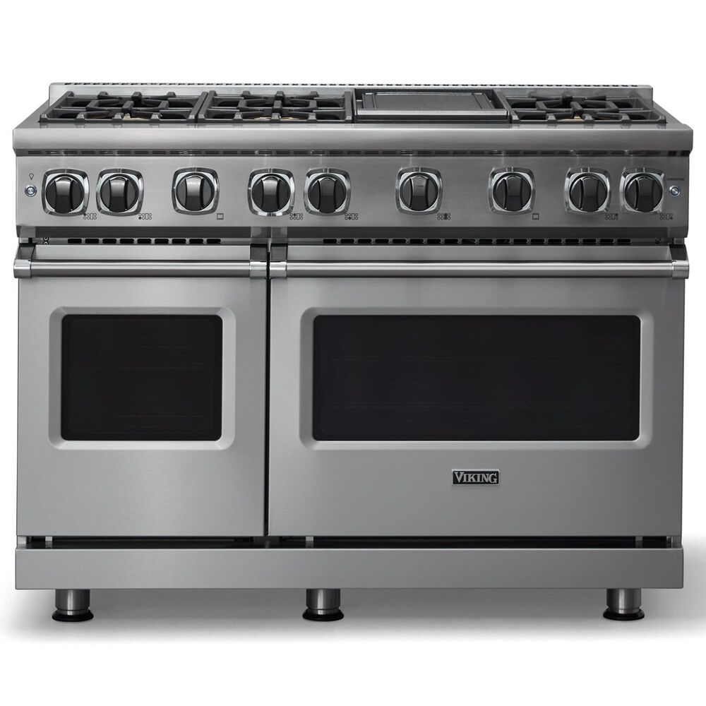 Viking Range 7 Series 48" Sealed Burner Gas Range in Stainless Steel, , large