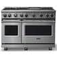 Viking Range 7 Series 48" Sealed Burner Gas Range in Stainless Steel, , large