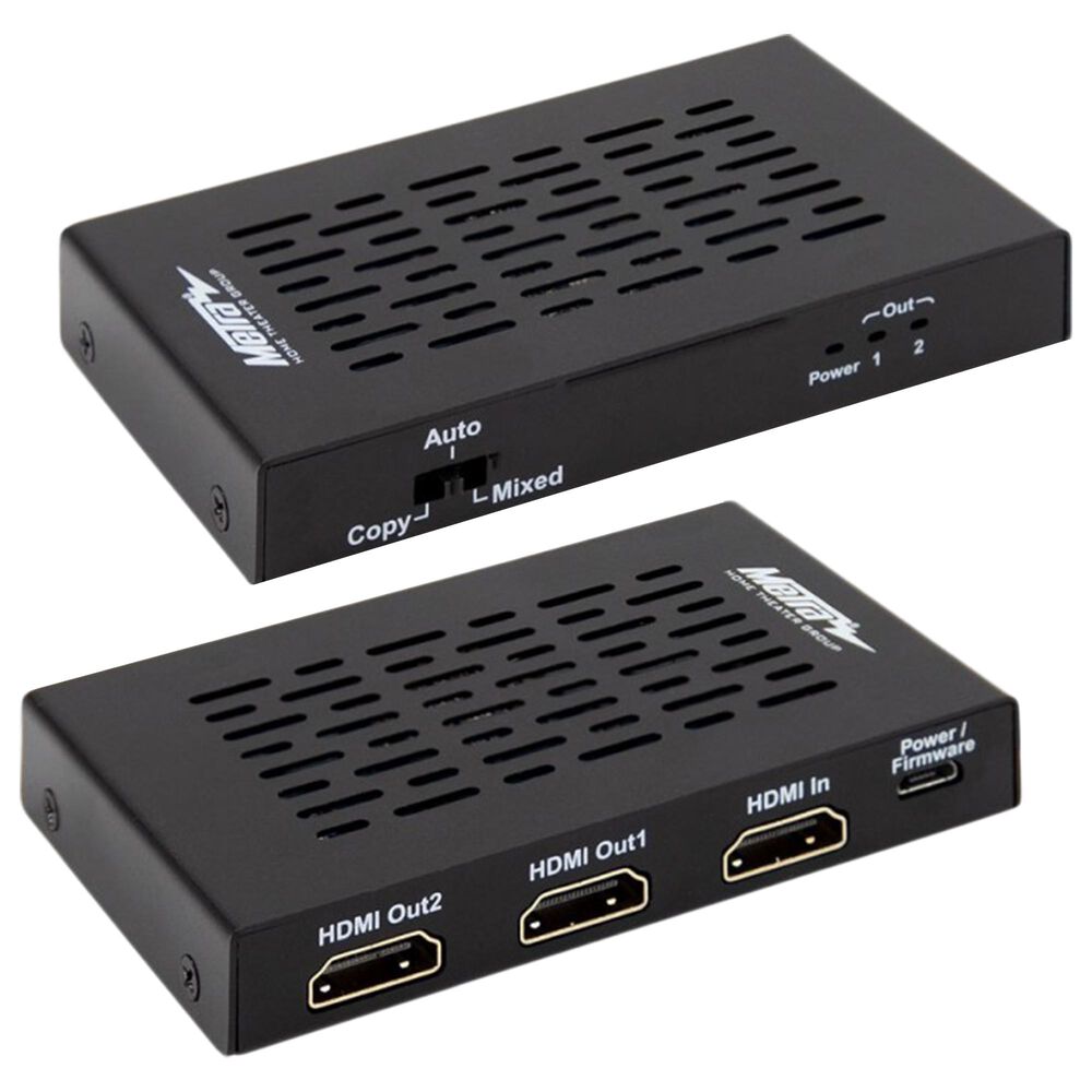 Helios HDMI Splitter with 1 Input and 2 Outputs, , large