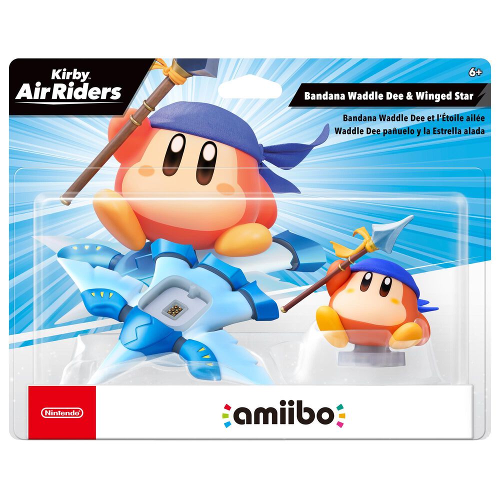 Nintendo amiibo Kirby Air Riders Series Figure - Bandana Waddle Dee and Winged Star, , large
