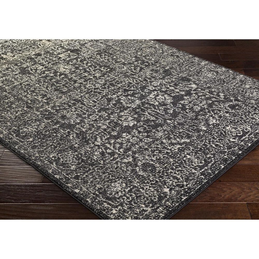 Surya Harput HAP-1028 7&#39;10&quot; x 10&#39;3&quot; Black, Light Gray and Charcoal Area Rug, , large